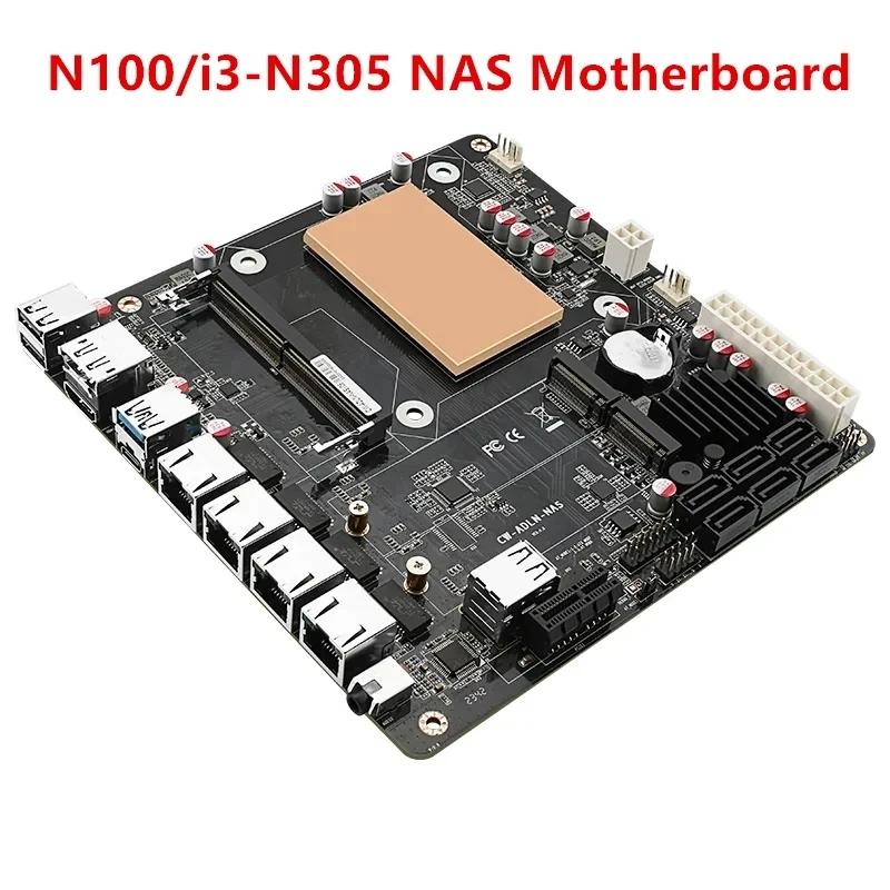  i3-N305 N100 NAS , 12  4x i226-V 2.5G, 6  2 * NVMe 6 * SATA3.0 DDR5 PCIex1 CŸ ̴ ITX  κ